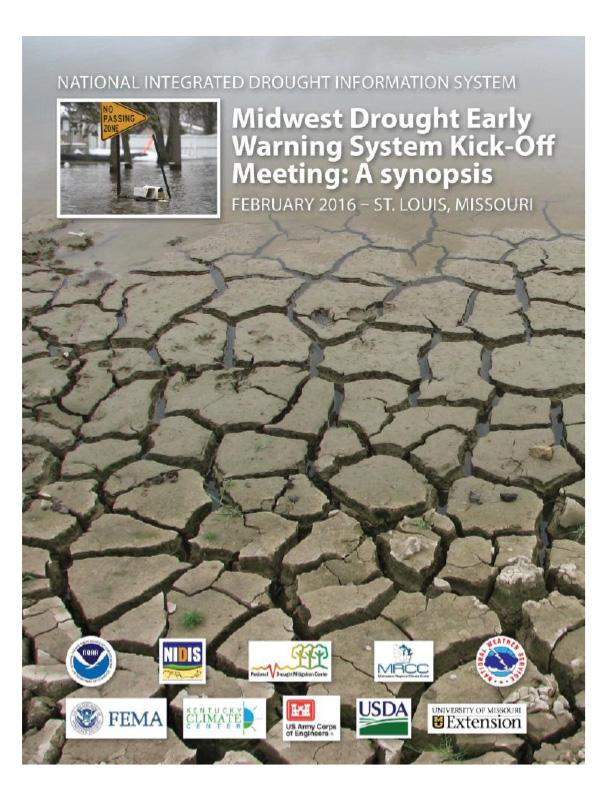 Midwest Drought Early Warning System Kickoff Meeting A synopsis